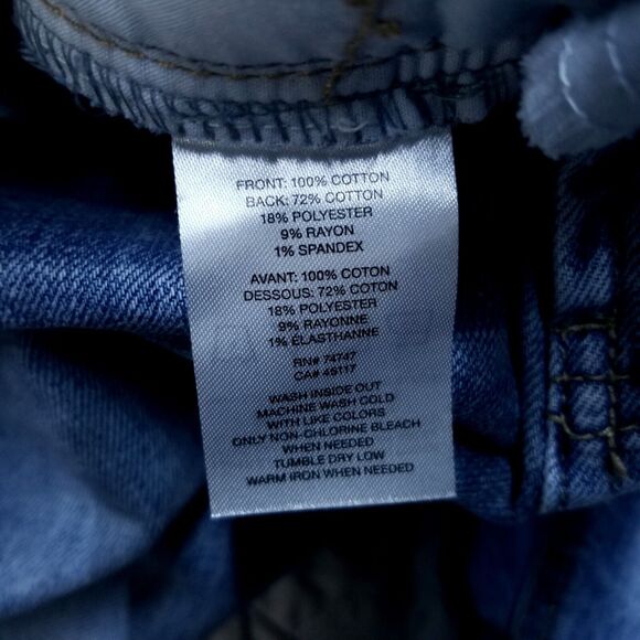 Natural Reflections Jeans Womens Size 4 Blue Vintage Reunión Medium Wash Denim - Picture 9 of 13